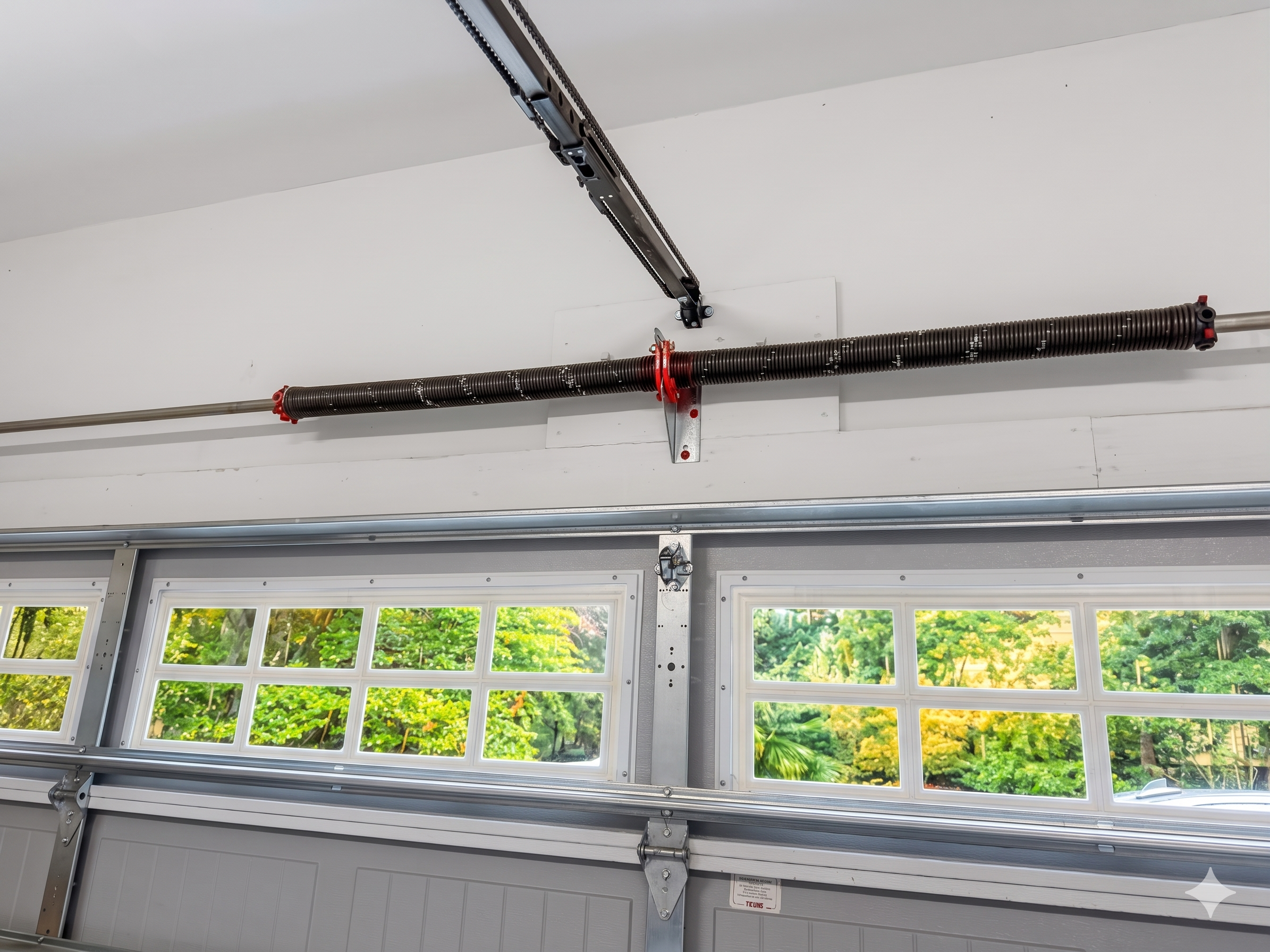 Garage door torsion spring replacement